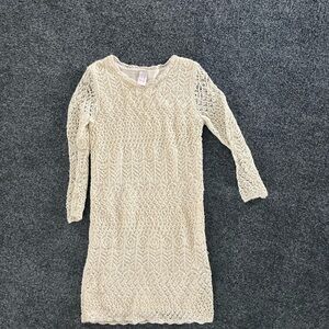Cat & Jack Cream Lace Kids Dress